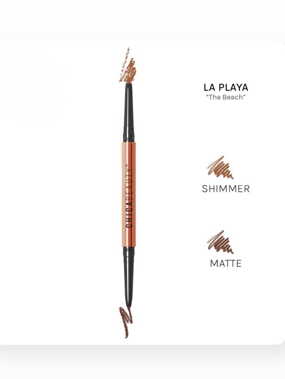 Chica Beauty- Duo Gel Eyeliners (Shimmer + Matte)